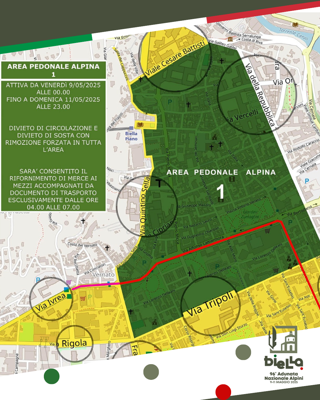 mappa adunata alpini